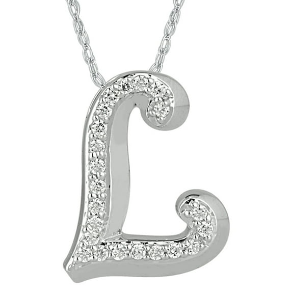 1/6 Carat T.w. Diamond Sterling Silver I