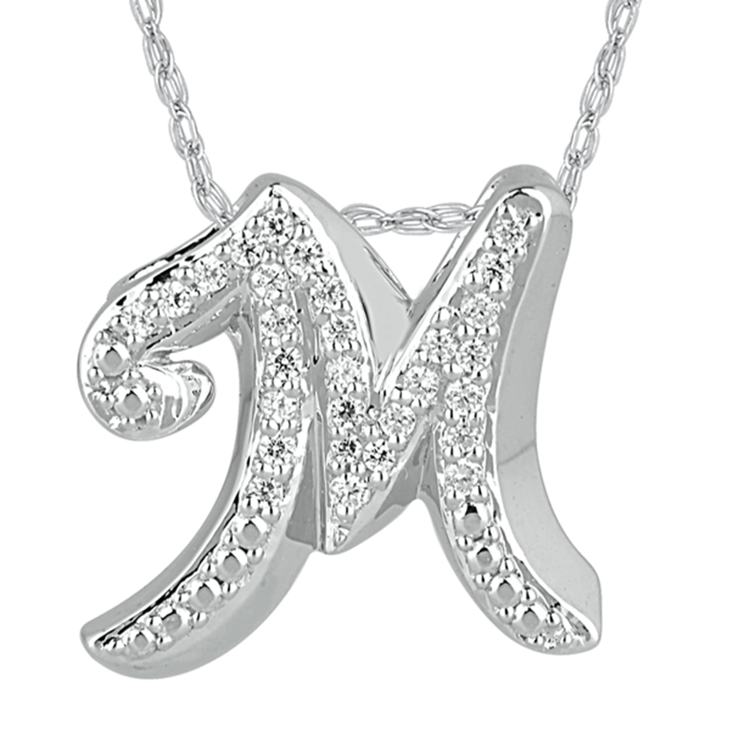 1/6 Carat T.w. Diamond Sterling Silver I