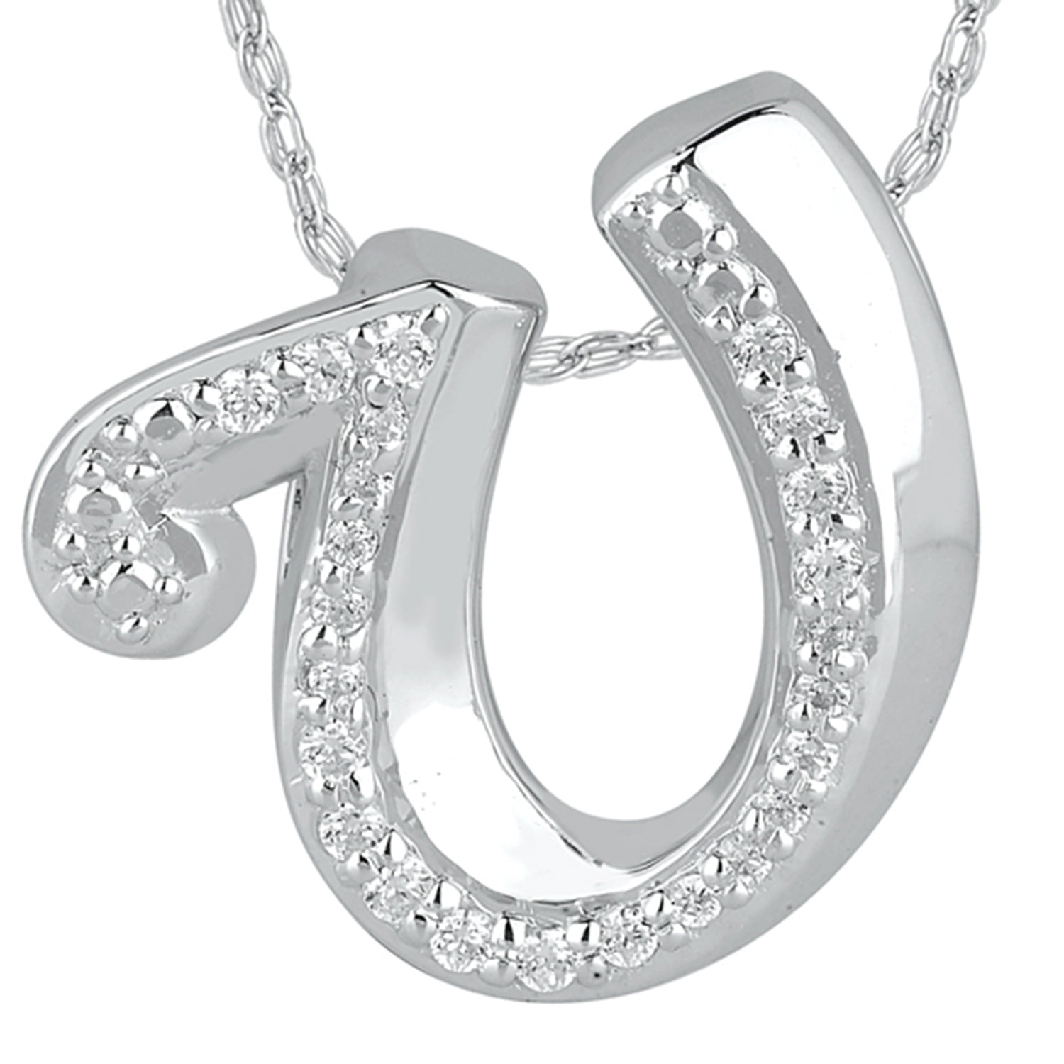 1/6 Carat T.w. Diamond Sterling Silver I