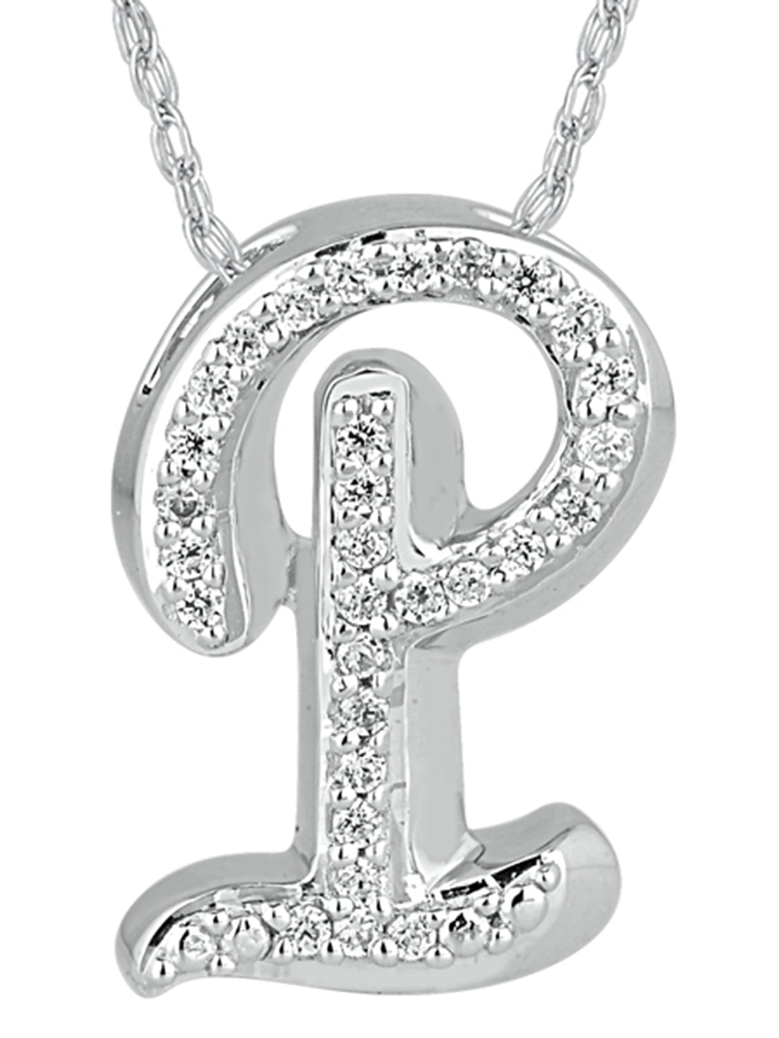 1/6 Carat T.w. Diamond Sterling Silver I