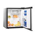 thumbnail image 1 of 1.6 Cu.Ft. Mini Fridge with Freezer, Single Door Compact Refrigerator/Freezer with 7-Level Adjustable Thermostat, Removable Shelf, Small Refrigerator for Apartment, Office, Dorm (Black), 1 of 8