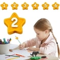 thumbnail image 1 of 1-6 Cute Colorful Digit Pencil Caps Portable Identifying Pencil Marker Features, 1 of 5