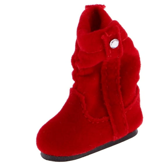 1/6 Cute Trendy Lovely Red Doll Boots Shoes Fit for 12'' Blythe Dolls Clothing Costume ACCS