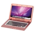 thumbnail image 1 of 1:6 Dollhouse Miniature Laptop Computer Decoration Accessories Scene Simulation Notebook for Desktop Living Room Study Home Decoration Rose Gold, 1 of 7