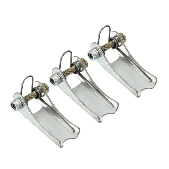 1.6 Inch Replacement Hooks Latch, Metal Towing Receiver Hitch, Silver, 3 Pack
