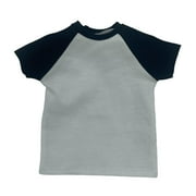 1/6 Men Short Sleeve T Shirt Handmade Doll Clothes for 12" Dress up Figures Black