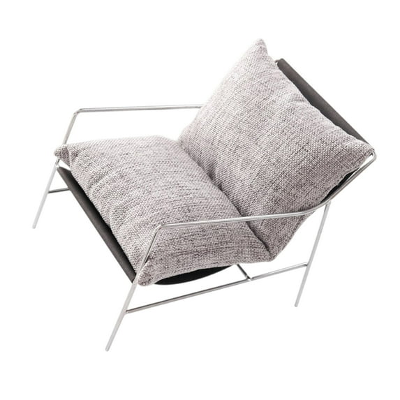 1/6 Miniature Sofa Chair For Doll House Accessories with Iron Frame Realistic Living Room Furniture Display Model
