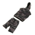 thumbnail image 1 of 1/6 Scale Male Dolls Clothes Male Hooded Top Shorts for 12" Soldiers Figures Style C, 1 of 8