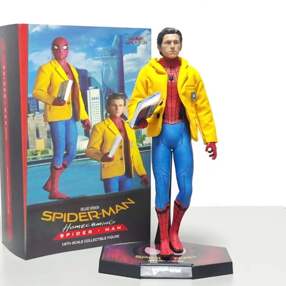 1/6 Scale Spider Home Coming Action Figure with YellowSuit Model with Accessory