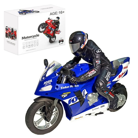 1/6 Scale Two-Wheel Self-Balancing RC Motorcycle , 2.4G Dual-Motor Electric RC Drit Bike with Six-Axis Gyroscope for Hobbyist