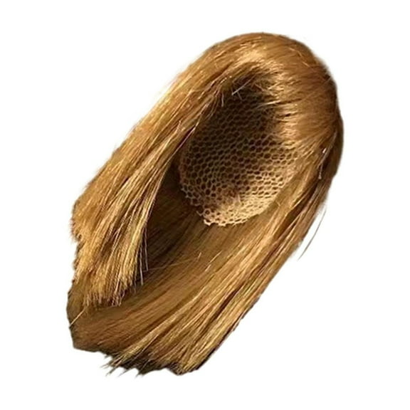 1/6 Scale Woman Doll Blonde Hair Straight Hair (18cm Length) Beautiful Fashion Smooth Salon for 12" Action Figure Accessory