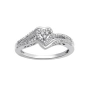 ONLINE 1/6 cttw white diamond sterling silver Ring