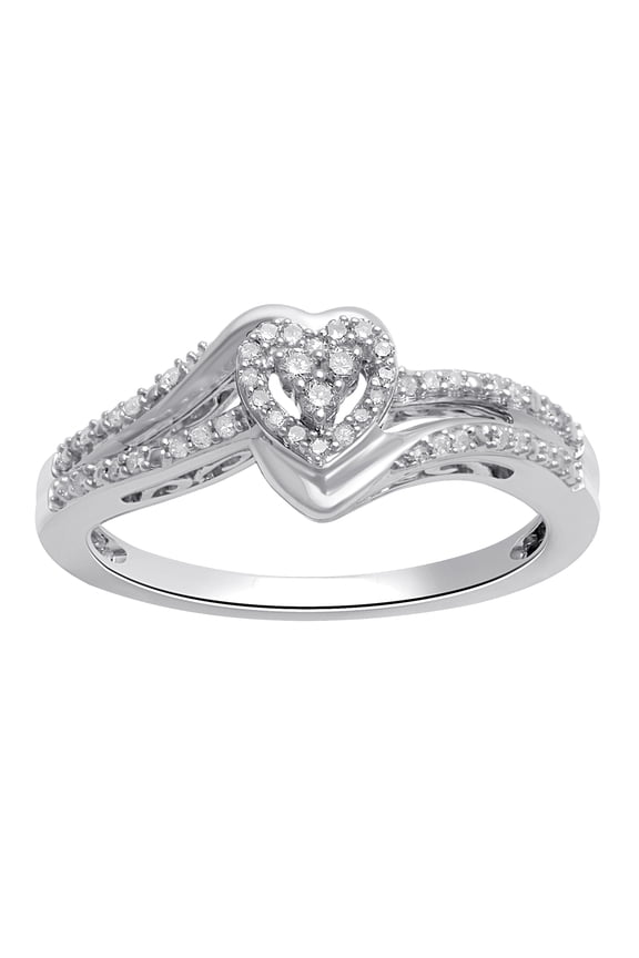 1/6 cttw white diamond sterling silver Ring