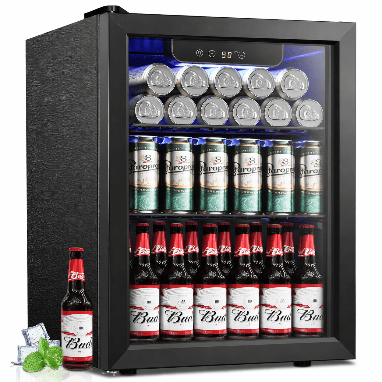 Havato 1.7 cu ft Wine Cooler, 16 Bottle Capacity, 67 Cans Mini