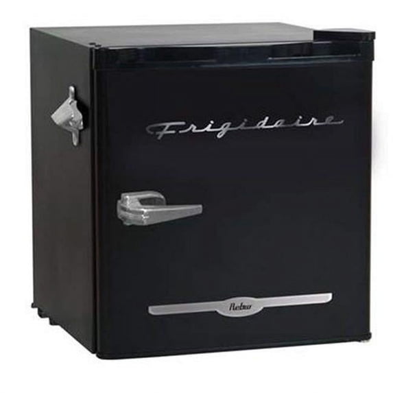 1.6 cu. ft. Retro Compact Fridge - Red & Black