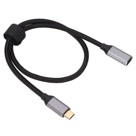 1.6 ft USB C Male to Female Extension Cable, 100W PD 5A Fast Charging & 10Gbps Data Sync, 4K 60Hz Video Support, Braided Extender Cord for Laptop, Tablet and Phone