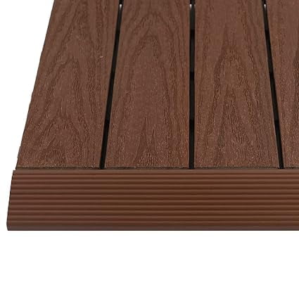 1/6 ft. x 1 ft. Quick Deck Composite Deck Tile Straight Fascia in California Redwood (4-Pieces/Box)