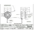 thumbnail image 1 of 1/6 hp 1550 RPM 1-Speed 208-230V; 5.6" Blower Motor  Nidec # 1645, 1 of 1