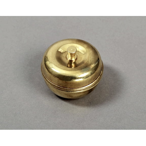 1.6" Sindoor Box | Brass Kumkum Box | Handmade | Made In India