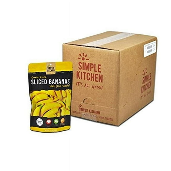 1.6 oz Bananas Freeze Dried, Pack of 6