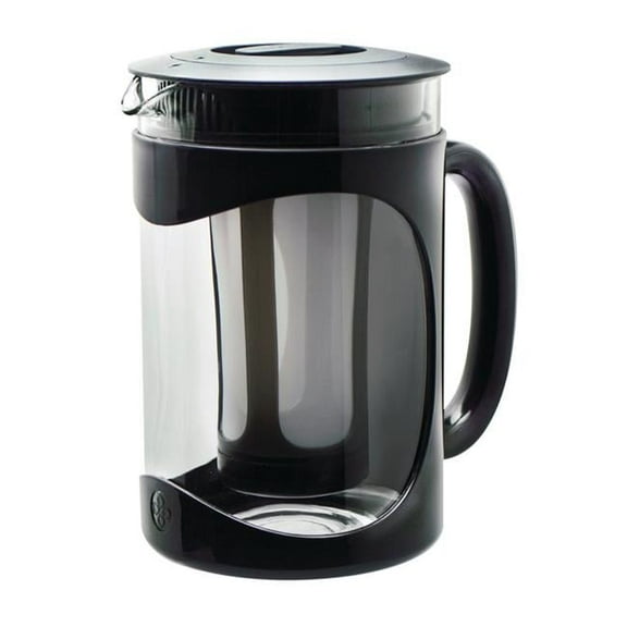1.6 qt. Plastic Cold Brew Coffee Maker, Black - Pack of 4
