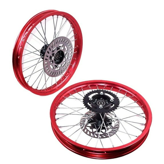 Applies to 1.60-17 inch Front Rear Rims Aluminum Alloy Wheel with sprocket disc brake KLX CRF Kayo BSE Dirt Pit Bike Motorcycle