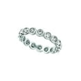 thumbnail image 1 of 1.60 CT Bezel Set Diamond Eternity Band, 14K White Gold - Size 6.5, 1 of 1