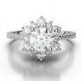 thumbnail image 1 of 1.60 Ct Solitaire Round Diamond Wedding Rings for Ladies Solid 950 Platinum, 1 of 8