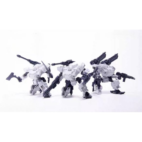1/60 Sci-Fi Combat Mech Model Kit, Assemble & Combine Firepower Military Mechanical Figure, Desktop Display Collectible Assembly Hobby Set