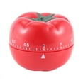 thumbnail image 1 of 1-60min 360 Degree Fashion Cute Indoor Kitchen Practical Tomato Mechanical Countdown Timer, 1 of 3