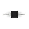 thumbnail image 1 of 1.62 ct Princess Cut Natural Onyx Solitaire with Accents Engagement Ring for Women in 14K White Gold, 1 of 5