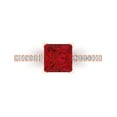 thumbnail image 1 of 1.62 ct Princess Cut Simulated Pink Tourmaline Solitaire with Accents Engagement Ring for Women in 18K Rose Gold, 1 of 5