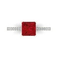 thumbnail image 1 of 1.62 ct Princess Cut Simulated Pink Tourmaline Solitaire with Accents Engagement Ring for Women in 18K White Gold, 1 of 5