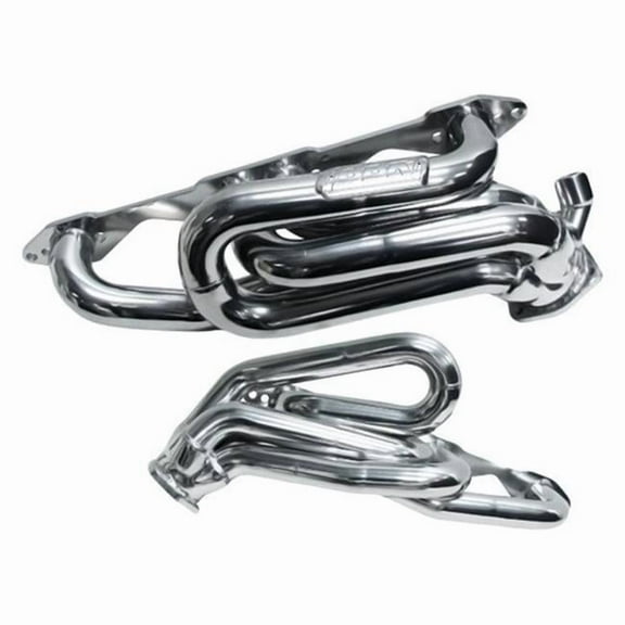 1.62 in. Shorty Tuned Exhaust Headers for 96-98 GM Truck SUV 5.0 5.7, Chrome