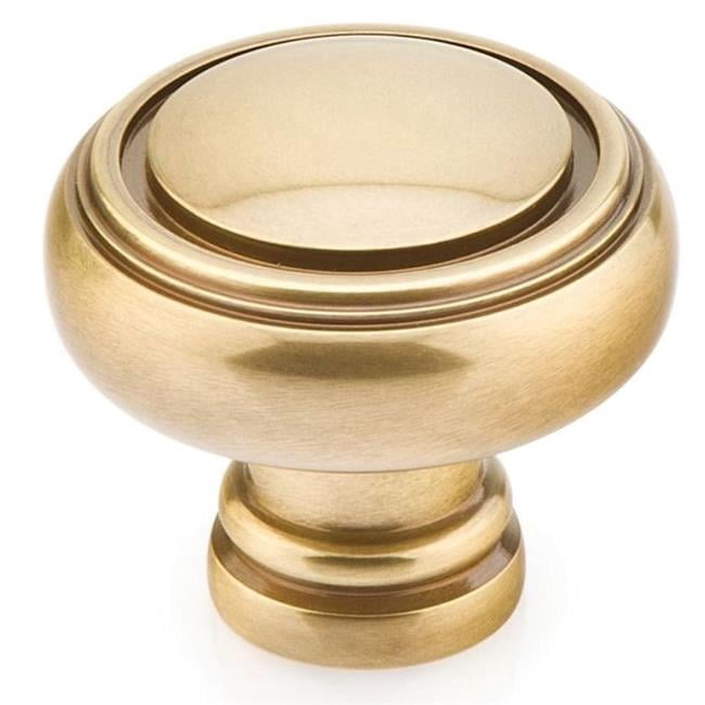 1.625 in. Norwich Cabinet Knob, French Antique Brass