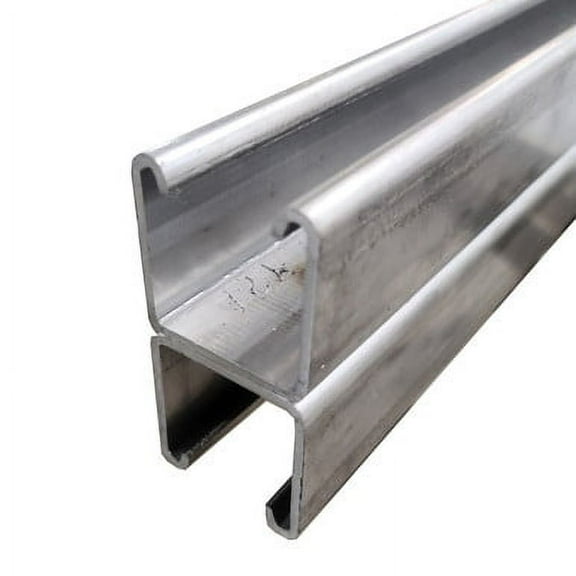 1.625" x 3.25", 12 inches, 304 Stainless Steel Back to Back Solid Strut Channel