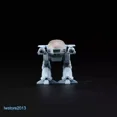 thumbnail image 1 of 1/64 1/87 1/43 1/18 1/24 ED-209 RoboCop Scene Miniatures Figures Model For Cars, 1 of 1