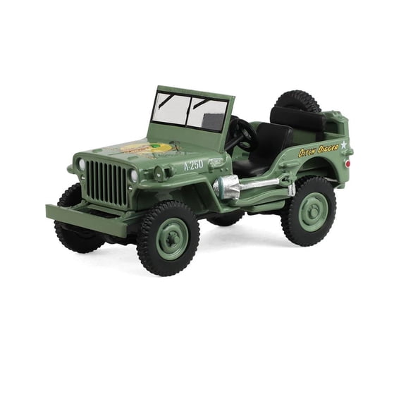 1/64 1942 Willys MB Jeep America 250 Edition, The Anniversary Collection Series 18 by GreenLight Collectibles, 28180-C