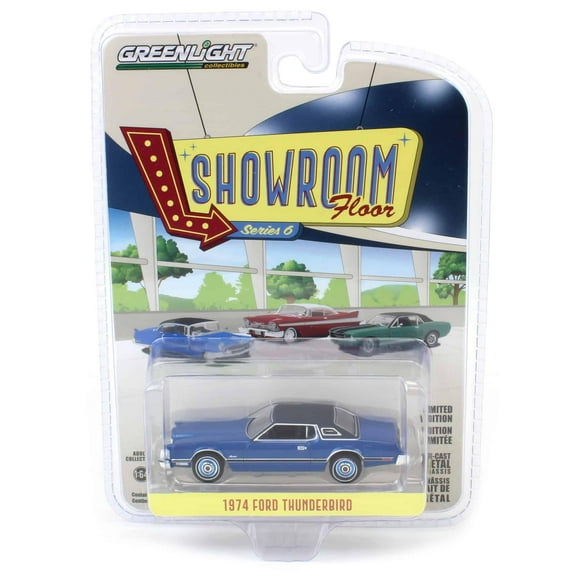 1/64 1974 Thunderbird, Blue Starfire, Showroom Floor Series 6 68060-C