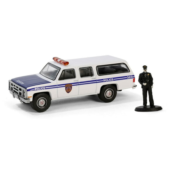 1/64 1985 GMC Suburban 2500, NYC Transit Police w Officer Hobby Shop 97160-D