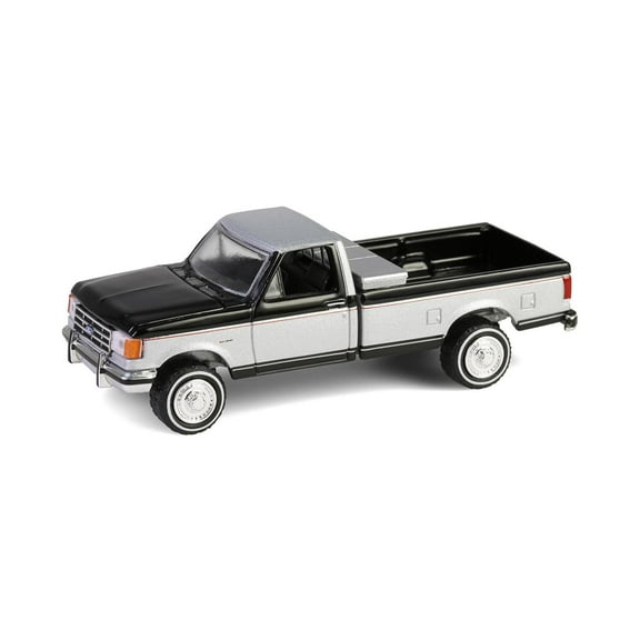 1/64 1990 F-250 w/ Tool Box Black & Silver Metallic Down on the Farm 10 48100- E