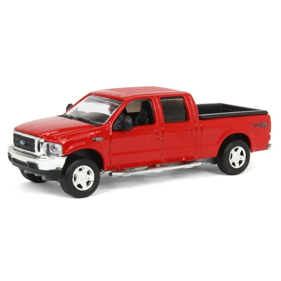 1/64 2004 F-250 Super Duty Crew Cab Pickup Truck Red Motormax Diecast 400242