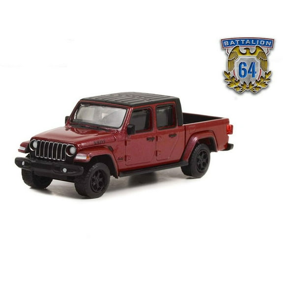 1/64 2021 Jeep Gladiator Willys, Snazzberry, Battalion 64 Series 2 61020-F
