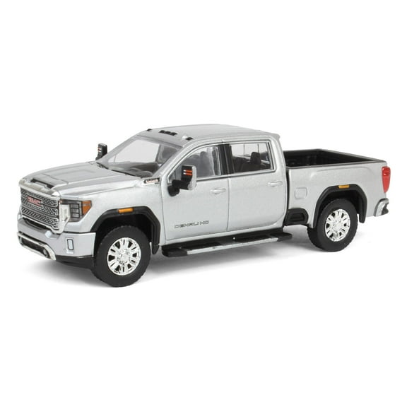 1/64 2022 GMC Sierra 2500 Denali, Quick Silver Metallic, Karson Diecast 51545-B