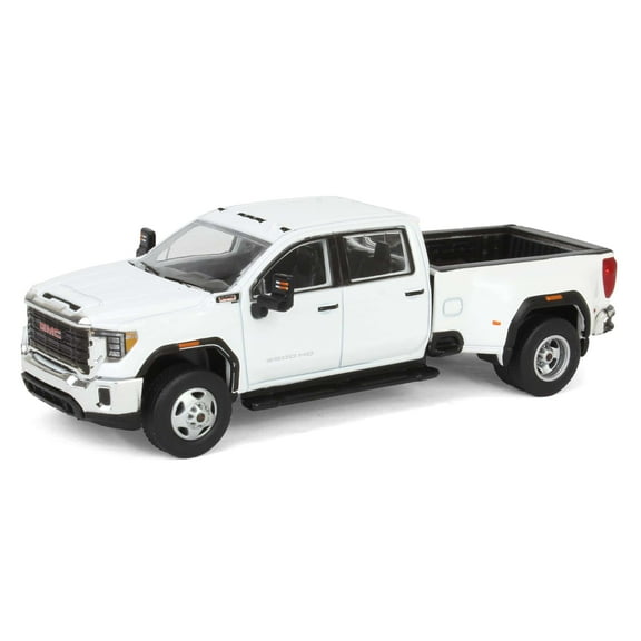1/64 2022 GMC Sierra 3500HD Pro Dually, Summit White Diecast Exclusive 51560-A
