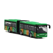 164 Alloy City Bus Model Vehicles City Express Bus Double Buses Diecast Vehicles Toys Funny Pull Back Car Children Kids Gifts
