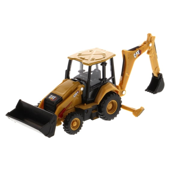 1/64 CAT 420 Backhoe Loader with Interchangeable Attachment by Diecast Masters 84682CS