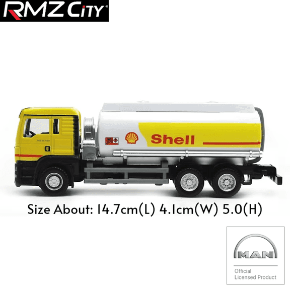 1/64 Car Play Set Toy For Children RMZ City 1:64 Scania Transporter Truck Low Trailer Miniature Model with Traffic Signs Boys