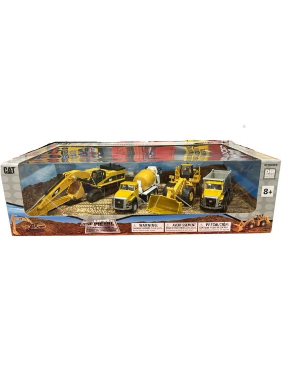 1:64 Diecast Masters 4 PACK Construction Metal