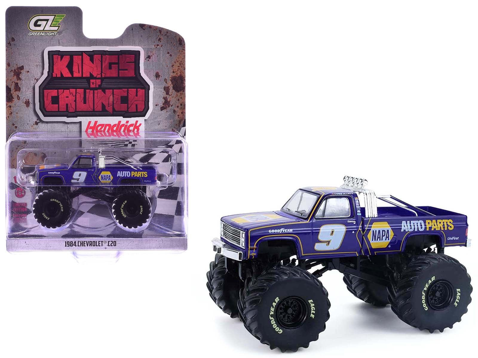 Greenlight Kings Crunch Diecast Monster Trucks